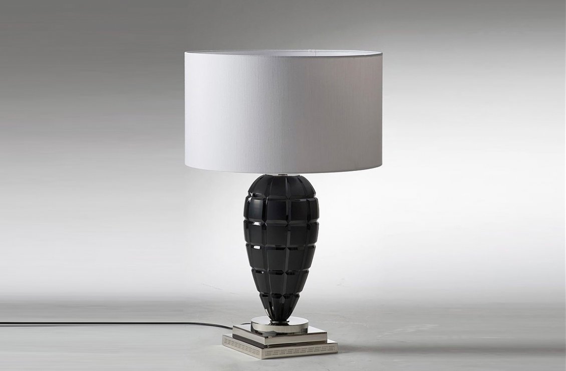 CRYSTAL BLACK TABLE LAMP VERSACE HOME Australia