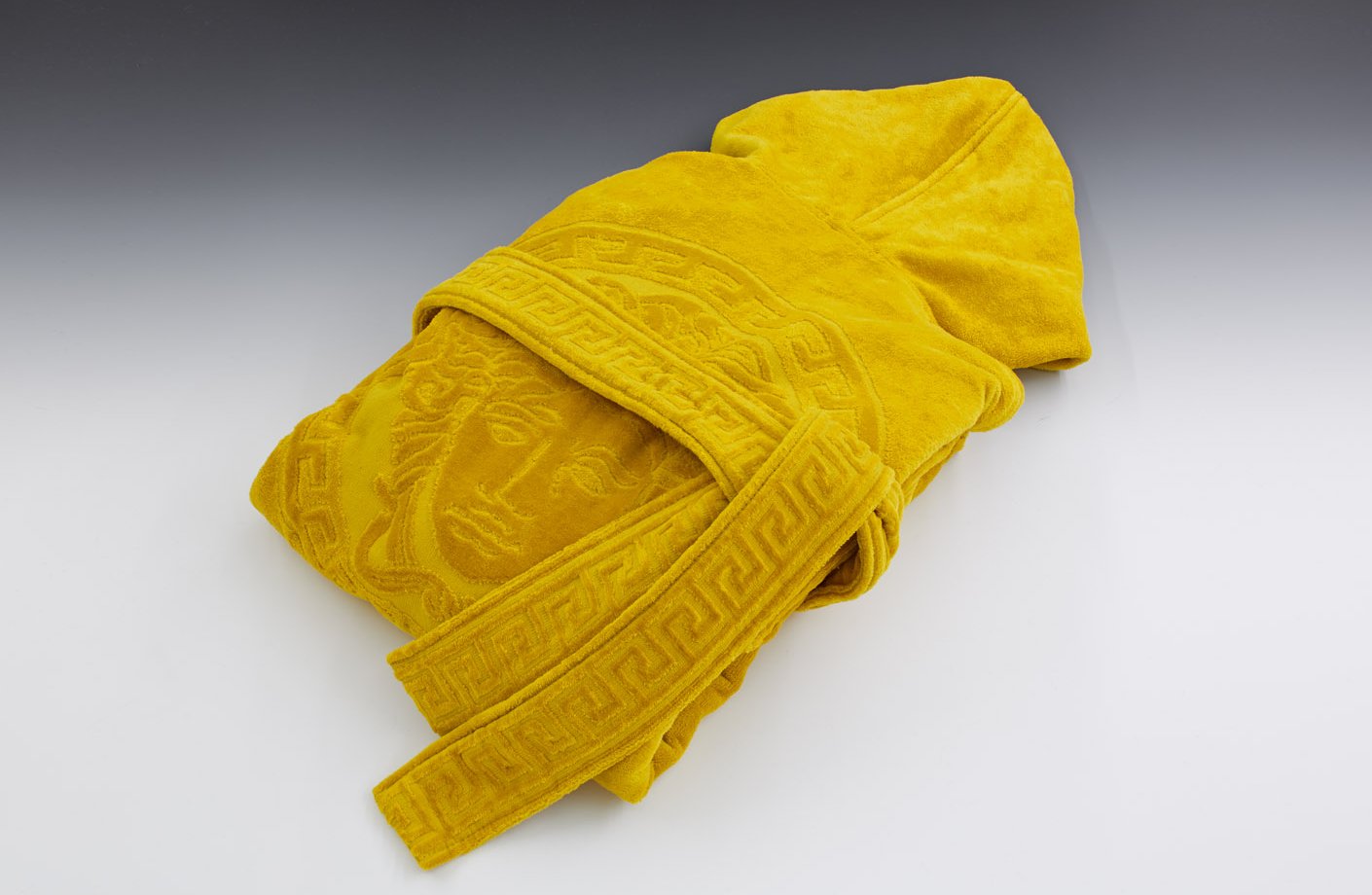 versace gold robe
