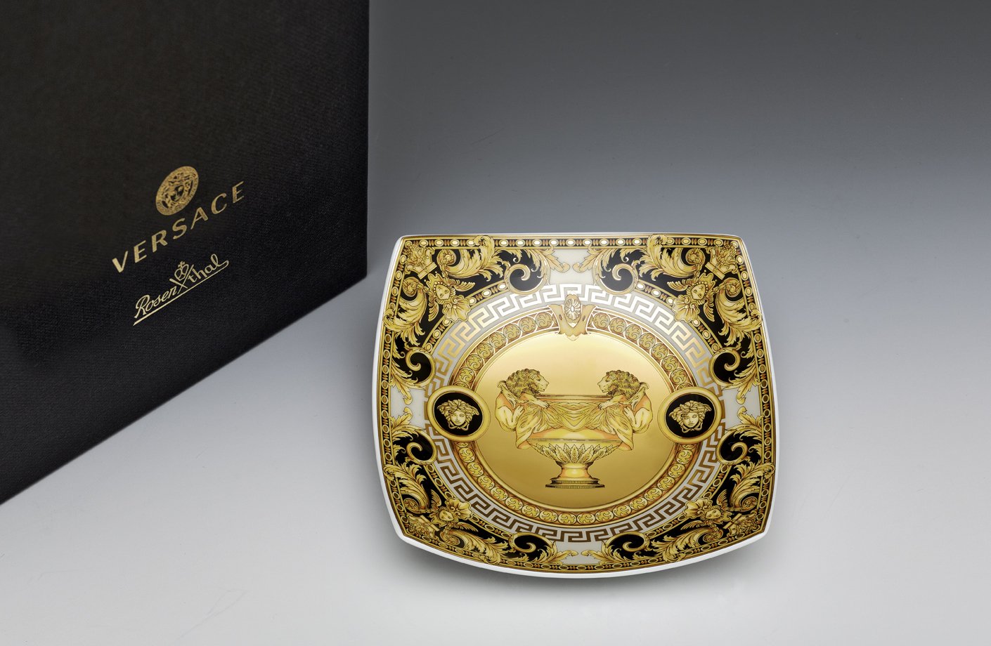 PRESTIGE GALA DISH CURVE 14 CM VERSACE HOME Australia